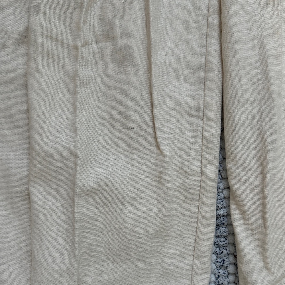 Tahari Cream Wide-Leg Pants with Black Trim - Picture 2 of 3